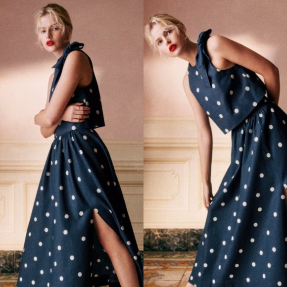 Sezane Lorenzo Blouse Linen Blend Size 42 US 10 - Picture 2 of 8